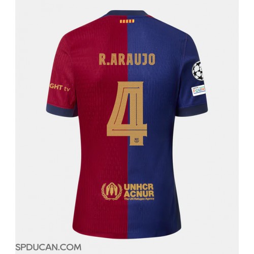 Muški Nogometni Dres Barcelona Ronald Araujo #4 Domaci 2024-25 Kratak Rukav